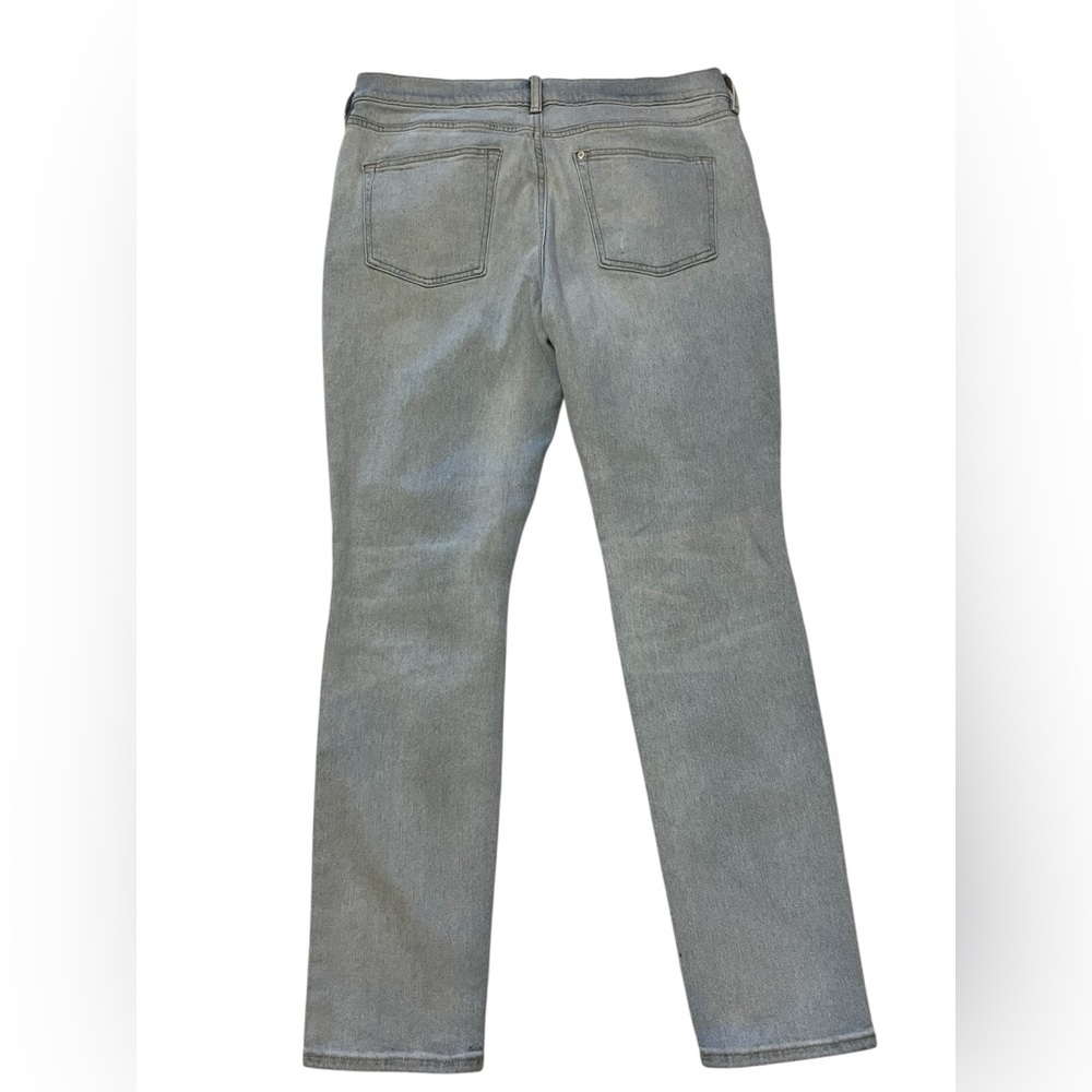 H&M Men's Slim Fit Distressed Jeans - Light Gray - Picture 2 of 3